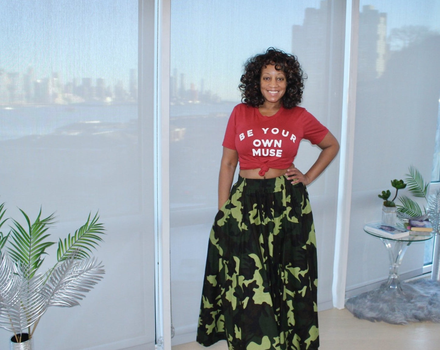 Special Ops Camo Maxi Skirt *SHOP ESSENTIEL MAXI SKIRT FOR MORE PRINTS*